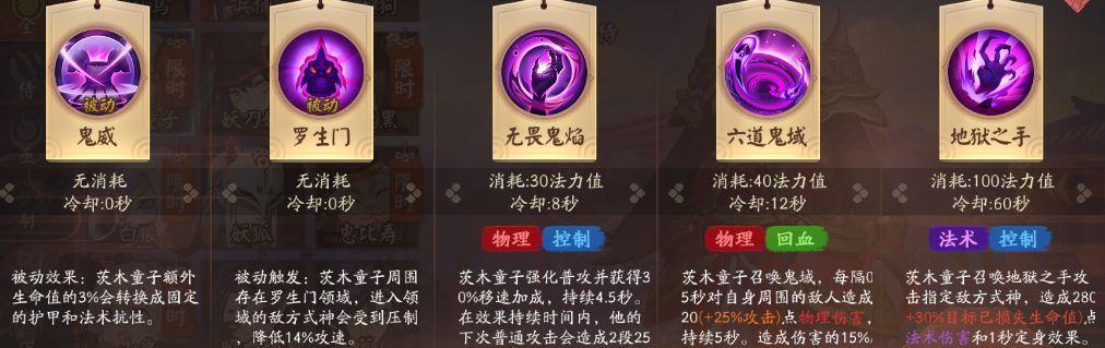 《决战平安京》茨木童子出装攻略（如何打造完美的茨木童子装备）